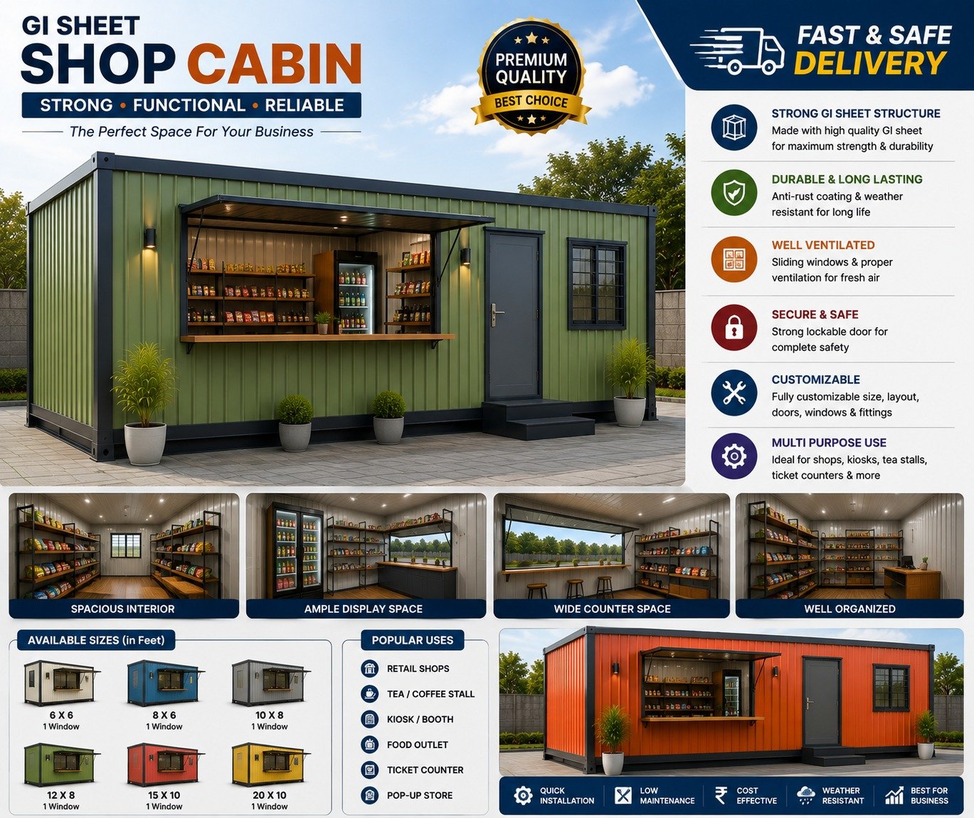 SHOP CABIN IN MUMBAI