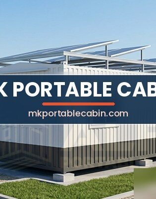 10x20 Solar Portable Cabin in Mumbai | Premium Portable Office & Solar Site Office