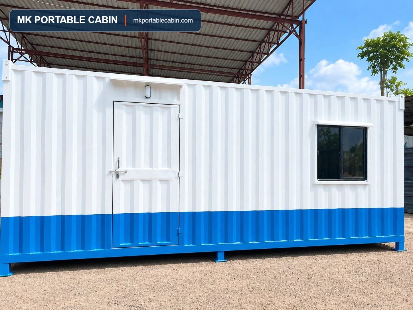 Portable office cabin manufactured by MK Portable Cabin, Mumbai