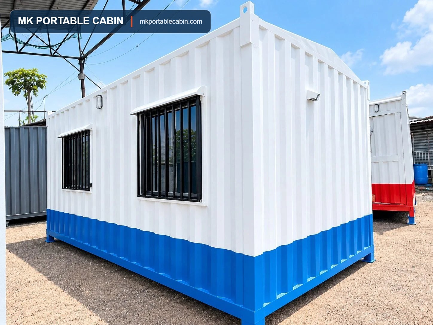 porta cabin price in mumbai - office and security porta cabin by MK Portable Cabin